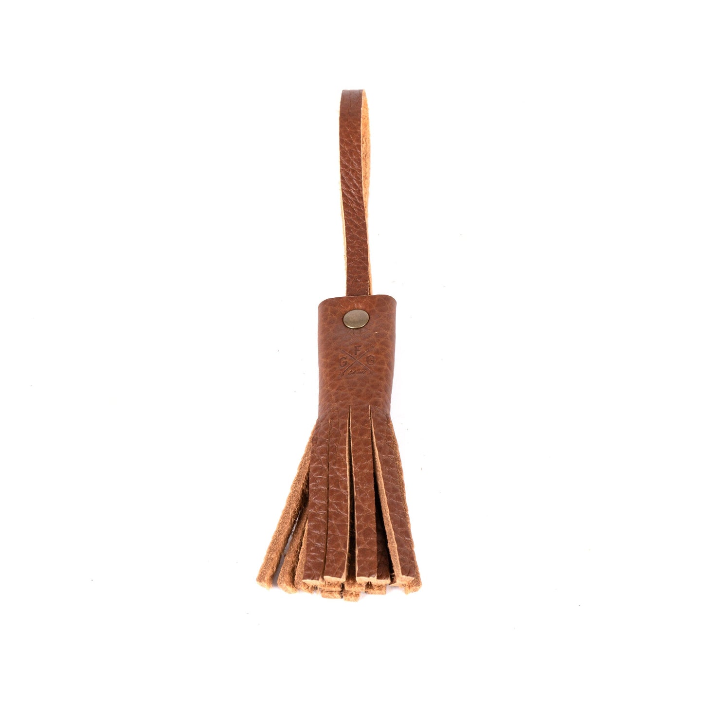 LEATHER TASSEL BAG CHARM - SMALL