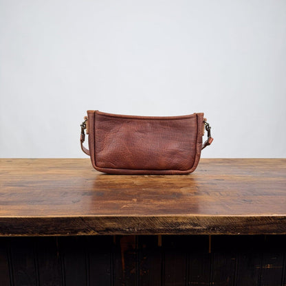 RENNIE LEATHER SHOULDER BAG - SADDLE - IN STOCK