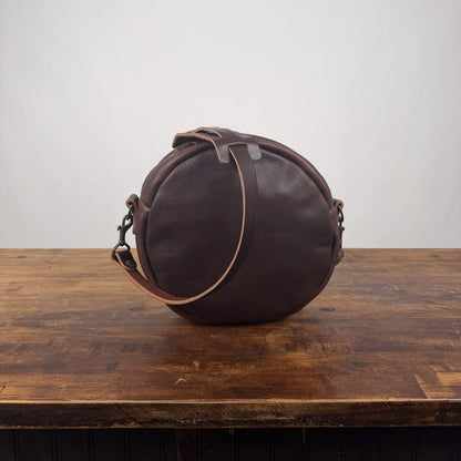 MAPLE CIRCLE CROSSBODY BAG - LARGE - MOCHA - IN STOCK