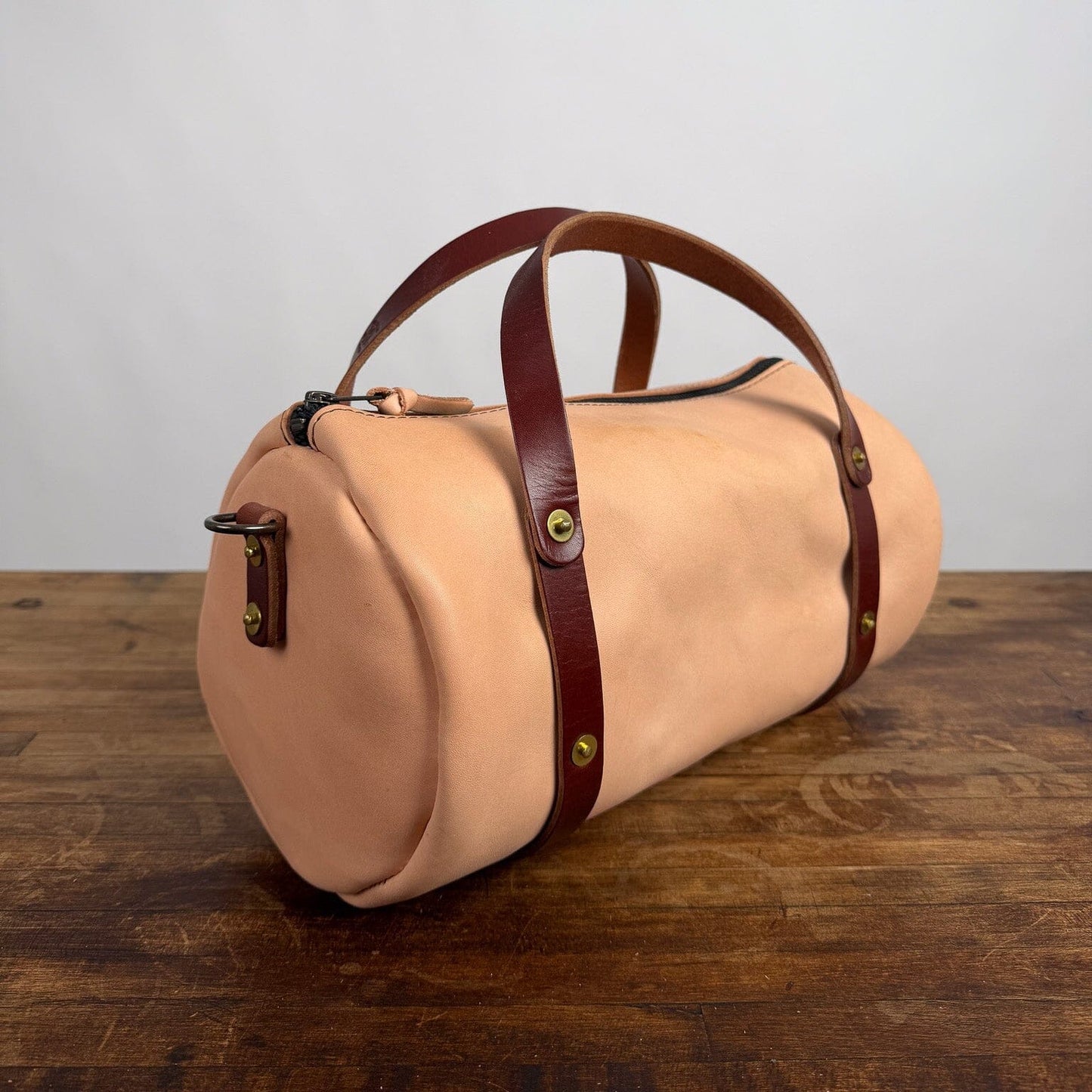 JANE LEATHER CROSSBODY - NATURAL VEG TAN - SADDLE STRAPS - NEARLY PERFECT - IN STOCK