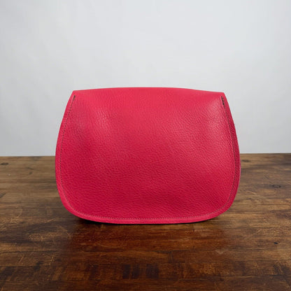 VIVIAN SATCHEL LEATHER CROSSBODY - PINK - NEARLY PERFECT - IN STOCK