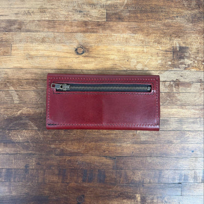 MARIE LEATHER WALLET - OXBLOOD - NEARLY PERFECT - IN STOCK