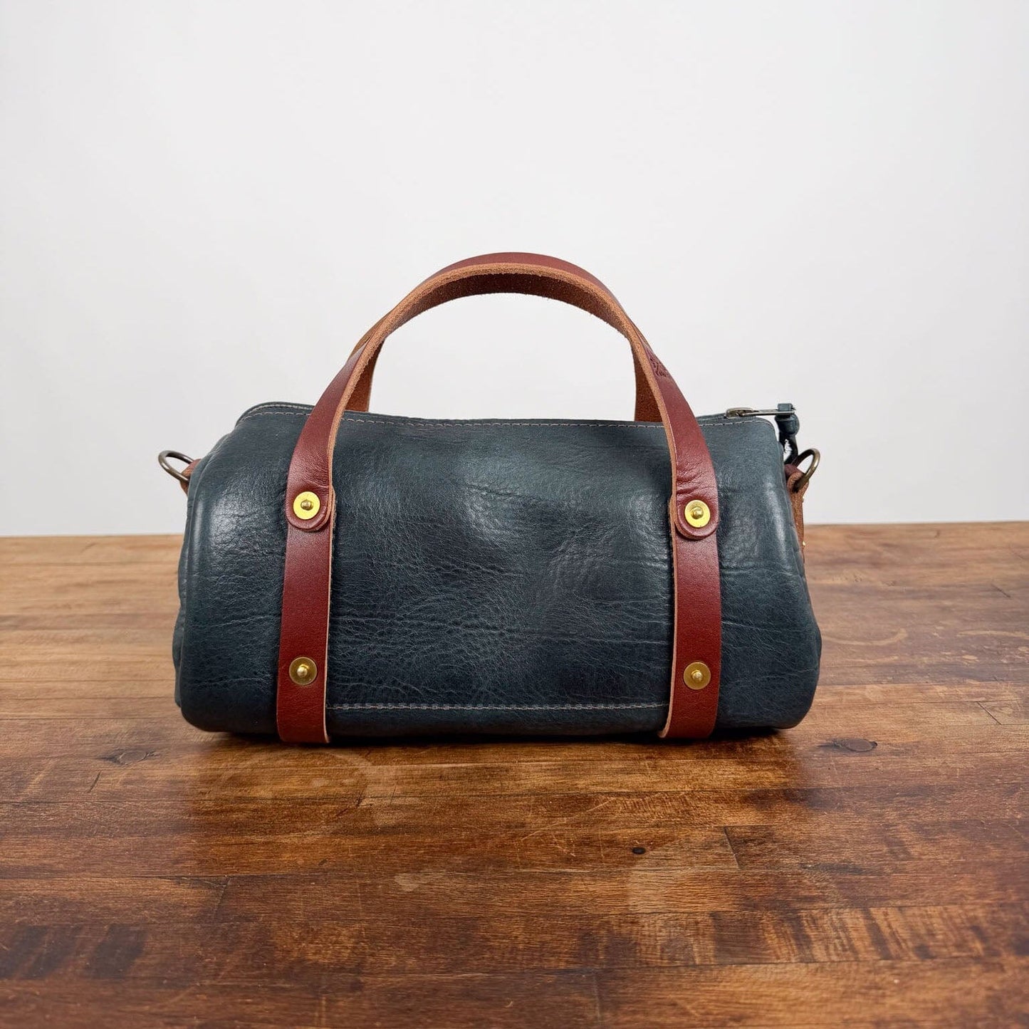 JANE LEATHER CROSSBODY - SMALL - INDIGO BISON #1 - IN STOCK