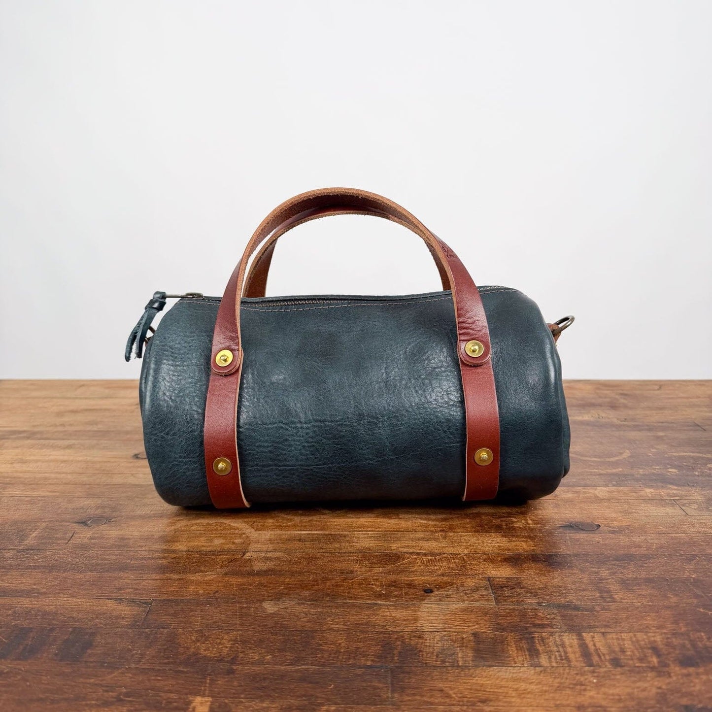 JANE LEATHER CROSSBODY - SMALL - INDIGO BISON #1 - IN STOCK