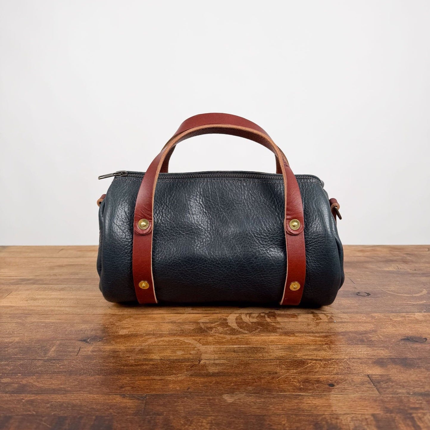 JANE LEATHER CROSSBODY - SMALL - INDIGO BISON #2 - IN STOCK