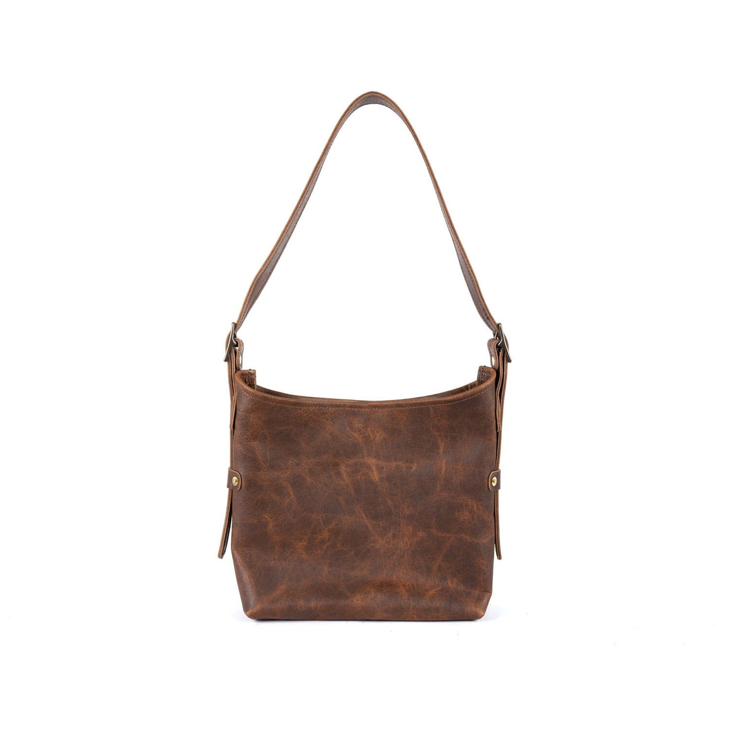 JULIANNE LEATHER HOBO BAG - SMALL