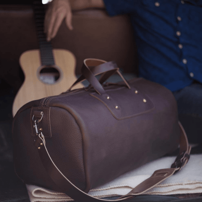 EXPEDITION LEATHER WEEKENDER DUFFLE BAG