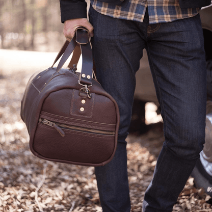 EXPEDITION LEATHER WEEKENDER DUFFLE BAG