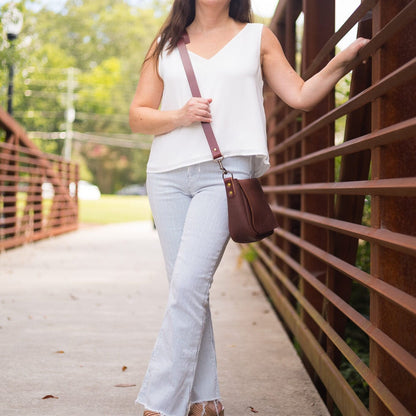 KINDLE LEATHER SATCHEL - SMALL