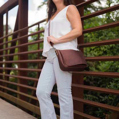 KINDLE LEATHER SATCHEL - SMALL