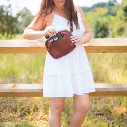 LEATHER SLING BAG