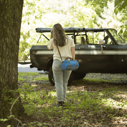 JANE LEATHER CROSSBODY - OCEAN BLUE