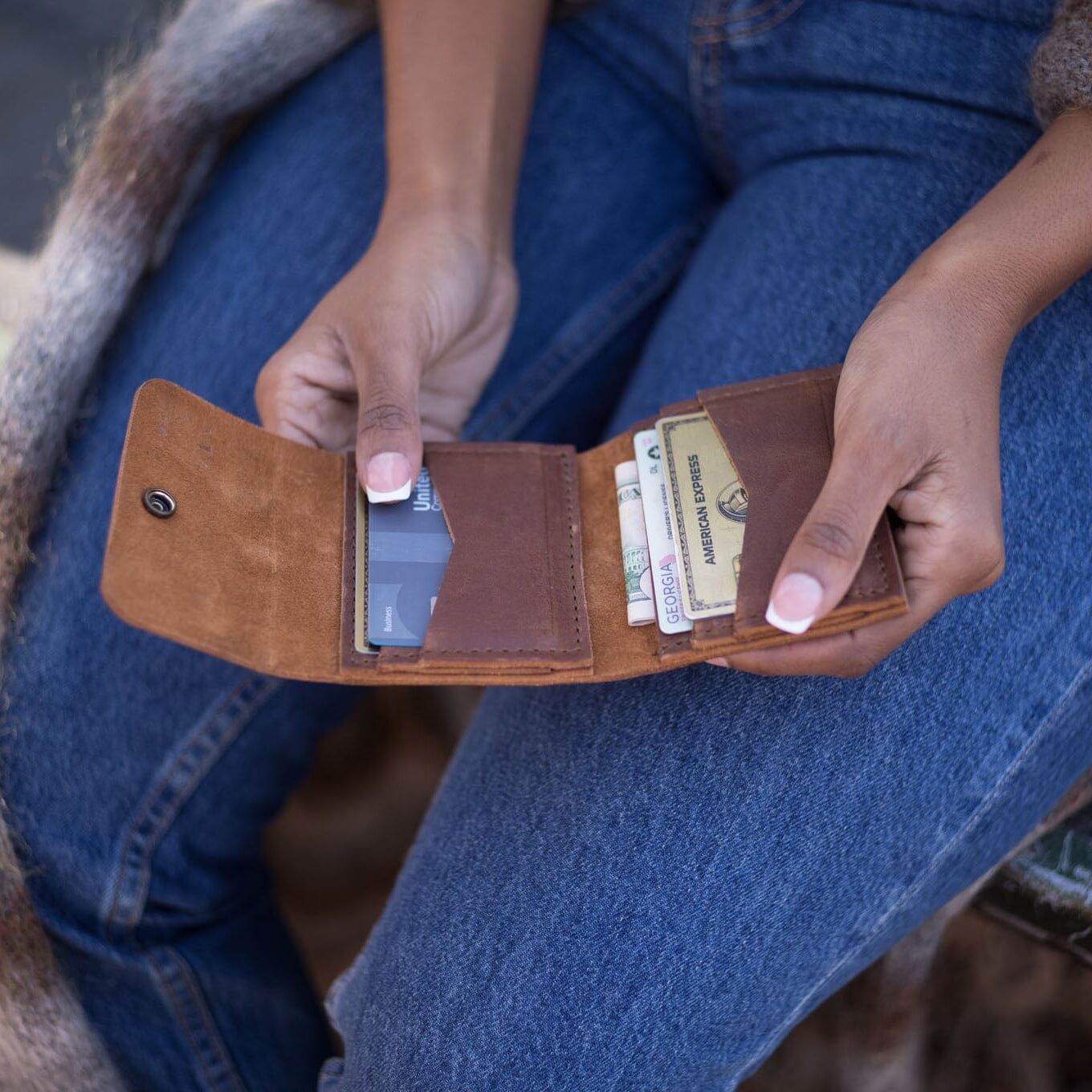 MARIE LEATHER WALLET - SMALL