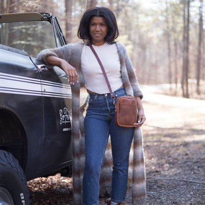 SPENCER LEATHER CROSSBODY