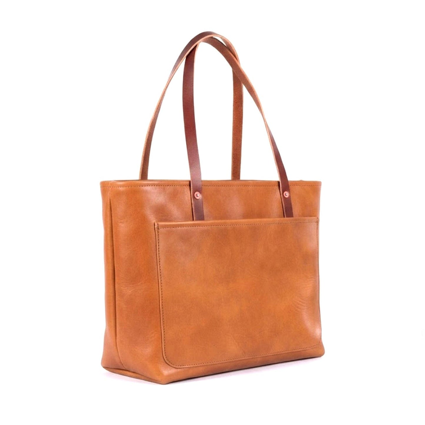AVERY LEATHER TOTE BAG - LARGE - DELUXE