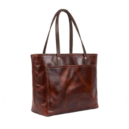AVERY LEATHER TOTE BAG - LARGE - DELUXE