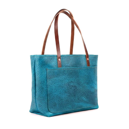 AVERY LEATHER TOTE BAG - LARGE - DELUXE