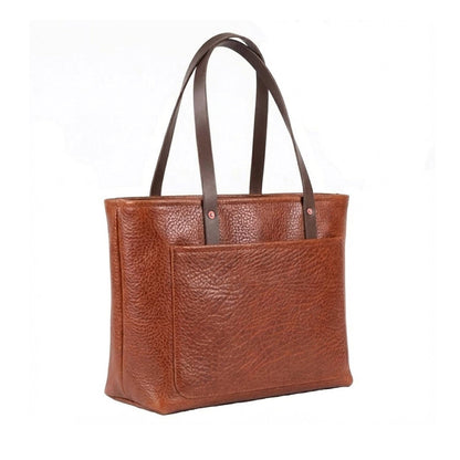AVERY LEATHER TOTE BAG - LARGE - DELUXE
