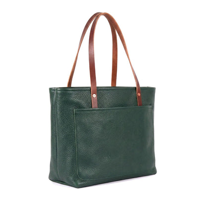 AVERY LEATHER TOTE BAG - LARGE - DELUXE