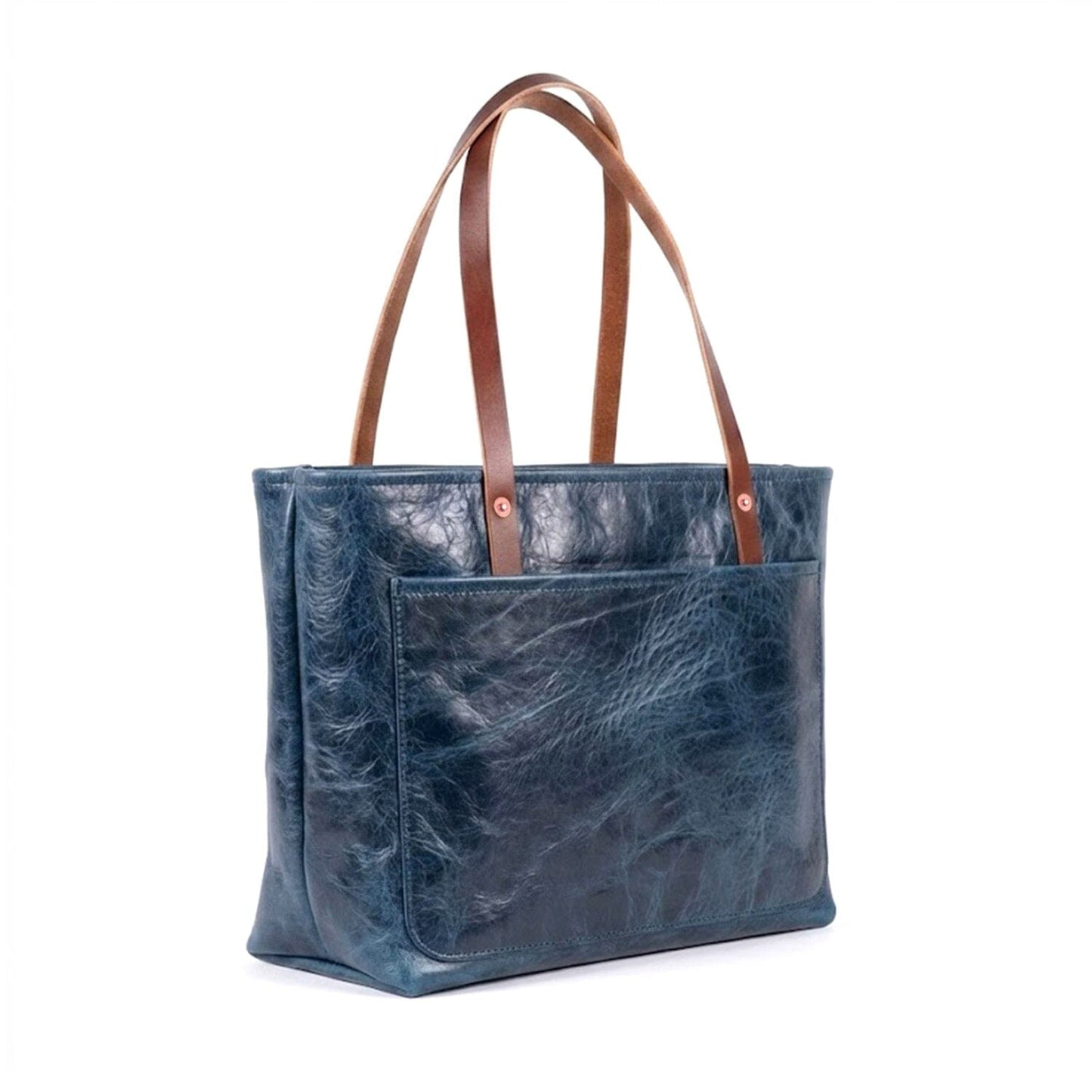 AVERY LEATHER TOTE BAG - LARGE - DELUXE