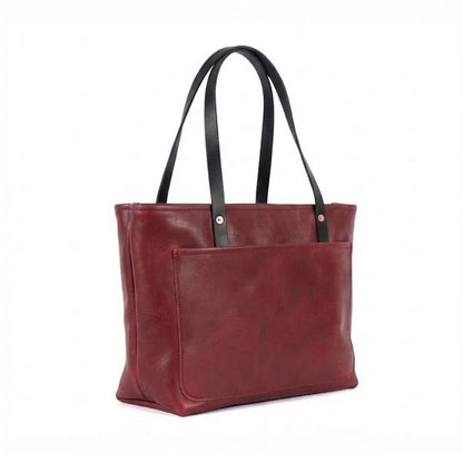 AVERY LEATHER TOTE BAG - LARGE - DELUXE