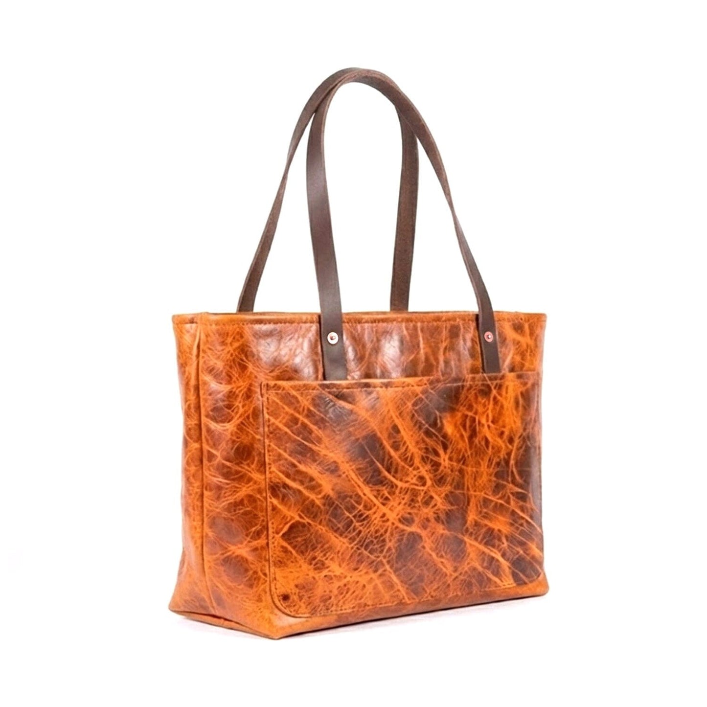 AVERY LEATHER TOTE BAG - LARGE - DELUXE