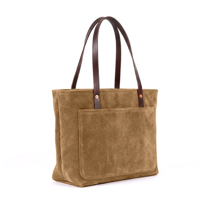 AVERY LEATHER TOTE BAG - LARGE - DELUXE