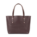 AVERY LEATHER TOTE BAG - LARGE - MOCHA
