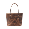 AVERY LEATHER TOTE BAG - MEDIUM - RUSTIC PECAN