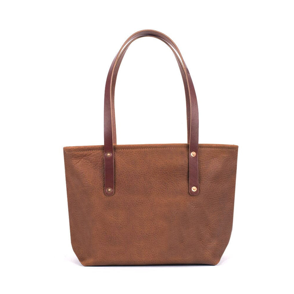 AVERY LEATHER TOTE BAG - MEDIUM - WITH ZIPPER - IN STOCK