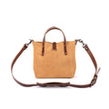 AVERY LEATHER TOTE BAG - MINI CROSSBODY - DESERT SUEDE - IN STOCK