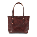 AVERY LEATHER TOTE BAG - MEDIUM - REDWOOD BISON