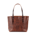 AVERY LEATHER TOTE BAG - MEDIUM - WHISKY BISON