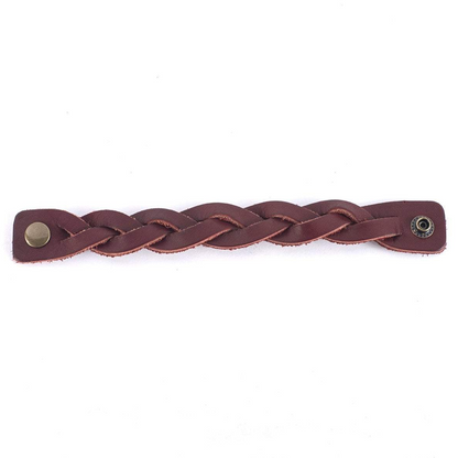 BRAIDED LEATHER BRACELET
