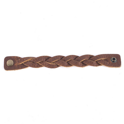 BRAIDED LEATHER BRACELET