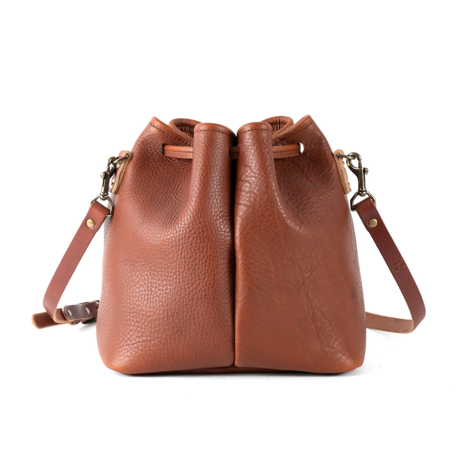 Go Forth Goods Abby Leather Bucket Bag