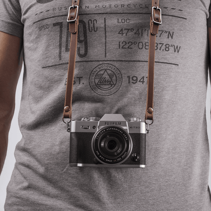 EXPLORER LEATHER CAMERA STRAP