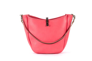 Celeste Leather Hobo Bag - Large - Pink