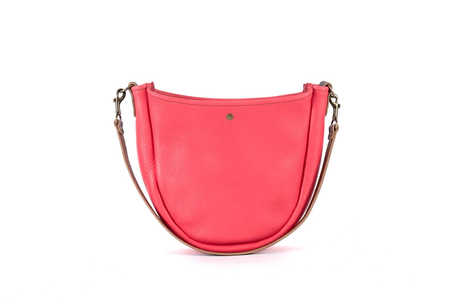 Celeste Leather Hobo Bag - Pink
