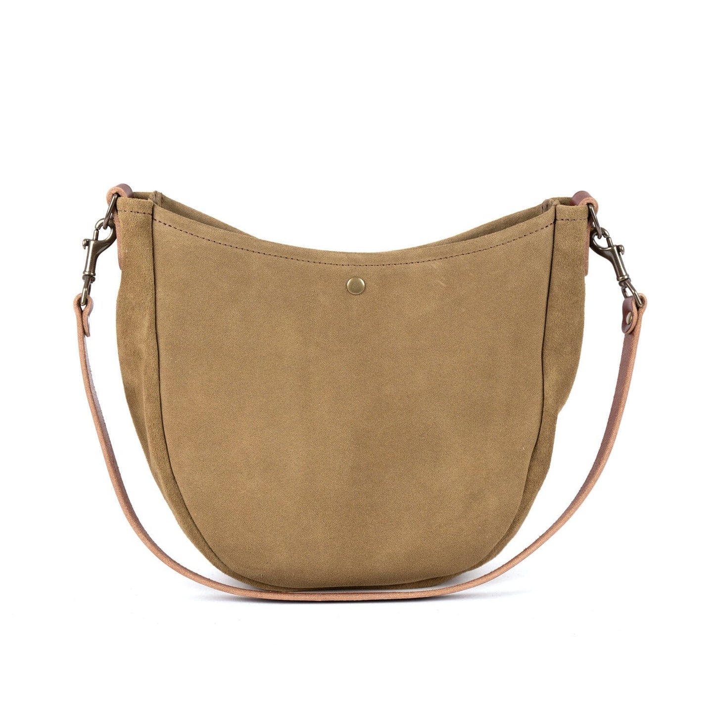 CELESTE LEATHER HOBO BAG - PISTACHIO SUEDE