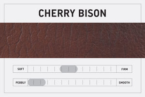 AVERY LEATHER TOTE BAG - LARGE - CHERRY BISON