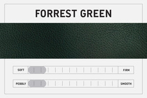 HOFFMAN LEATHER CROSSBODY BAG - FOREST GREEN
