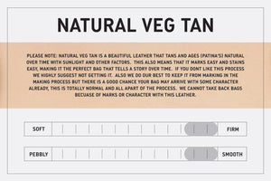 Vivian Satchel - Leather Crossbody - Natural Veg Tan