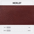 HOFFMAN LEATHER CROSSBODY BAG - MERLOT