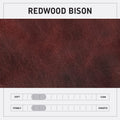 HOFFMAN LEATHER CROSSBODY BAG - REDWOOD BISON