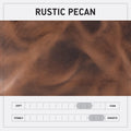 FELICITY ZIPPERED CLUTCH WITH WRISTLET LARGE - RUSTIC PECAN