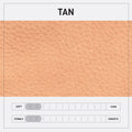 LEATHER FANNY PACK / LEATHER WAIST BAG - TAN