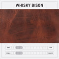 CELESTE LEATHER HOBO BAG - WHISKY BISON