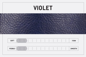Celeste Leather Hobo Bag - Medium - Violet (RTS)