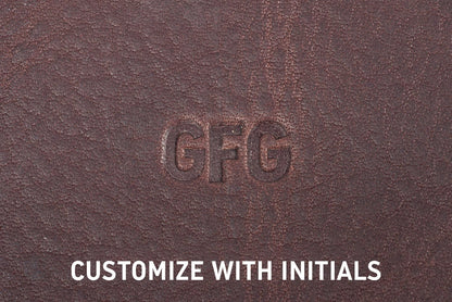 CELESTE LEATHER HOBO BAG - LARGE - CHARCOAL BISON